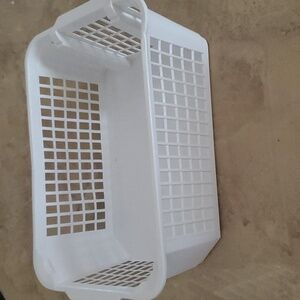 **SALE**White Plastic Storage Bin